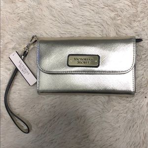 New Silver Victoria Secret wristlet